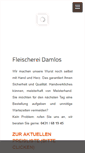 Mobile Screenshot of fleischerei-damlos.de